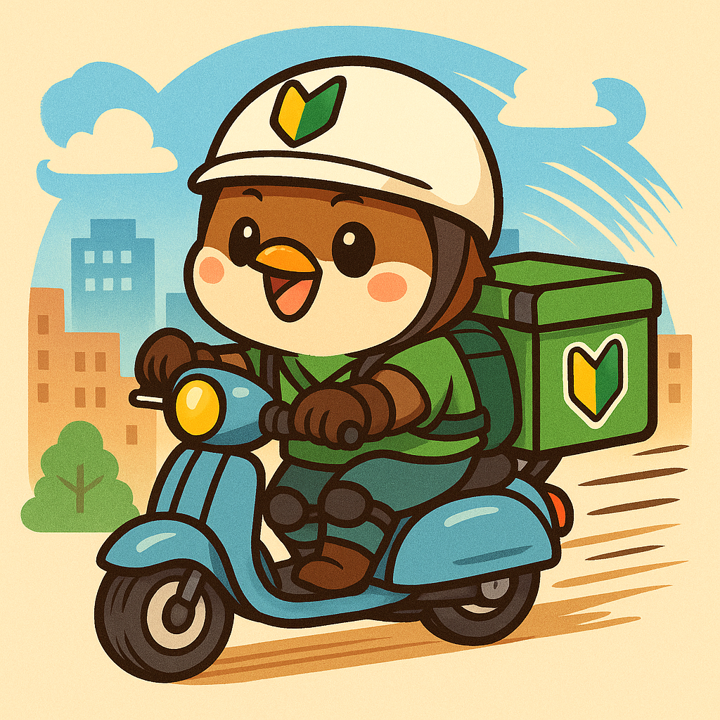 初心者スズメキャラクター