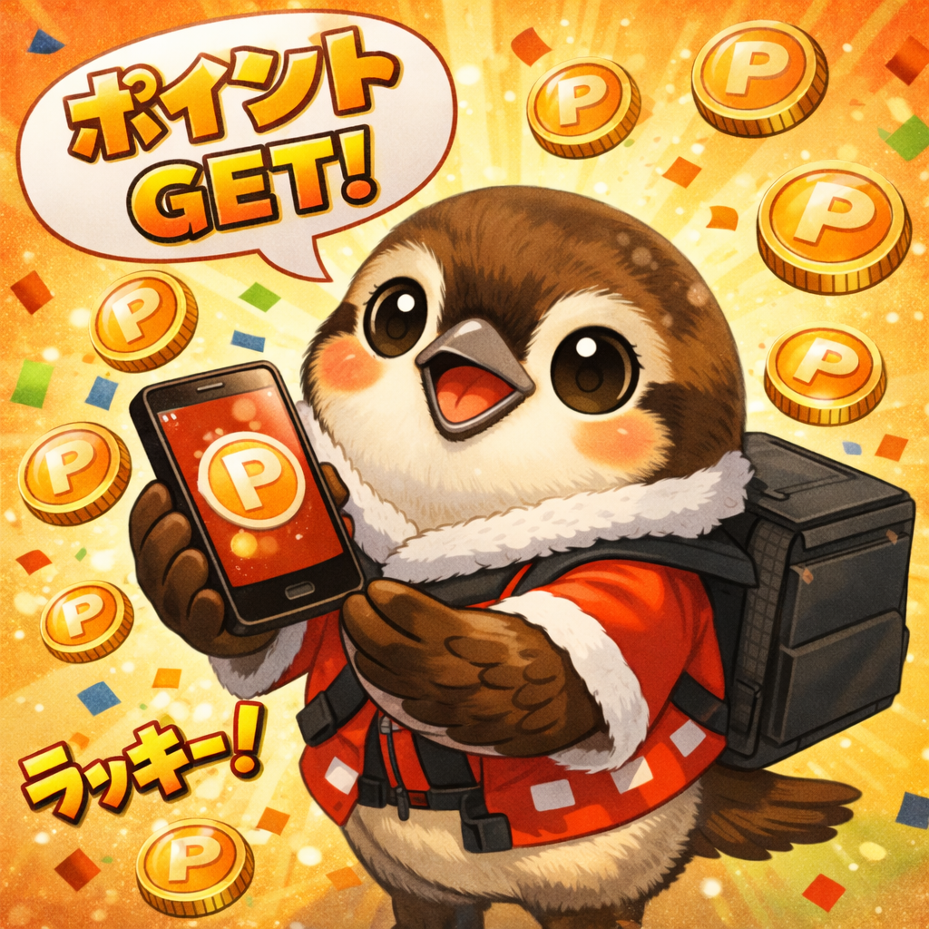 ポイントゲットスズメ